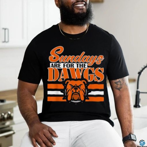 Sundays Are For The Dawgs Cleveland Ohio Gift Dawg Shirt