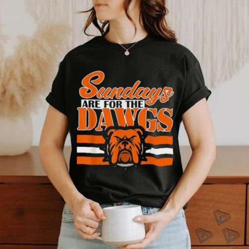 Sundays Are For The Dawgs Cleveland Ohio Gift Dawg Shirt