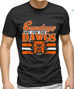 Sundays Are For The Dawgs Cleveland Ohio Gift Dawg Shirt