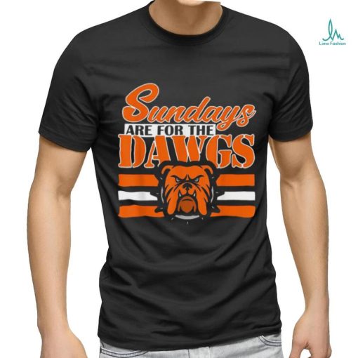 Sundays Are For The Dawgs Cleveland Ohio Gift Dawg Shirt