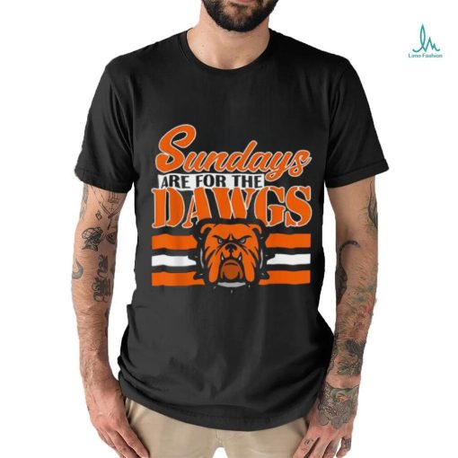 Sundays Are For The Dawgs Cleveland Ohio Gift Dawg Shirt