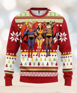 Superman Batman Wonder Woman Ideas Ugly Christmas Sweater Gift Thanksgiving