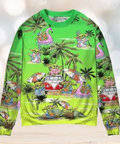 Sw Disney Baby Yoda Cool Ugly Christmas Sweater