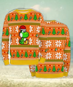 Sweater Ugly Christmas Xmas Super Game Mario Yoshi Unisex Men Women Cartoon 3D Sweater