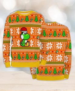 Sweater Ugly Christmas Xmas Super Game Mario Yoshi Unisex Men Women Cartoon 3D Sweater