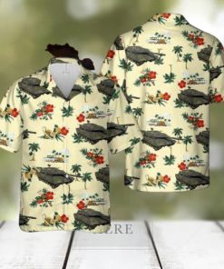 Swedish Army Stridsvagn 122b Plss Hawaiian Shirt