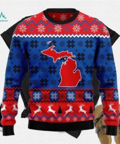 Sweet Home Michigan Ugly Christmas Sweater Gift Men Women