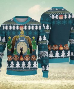 T O T O R O Christmas Gift For Holiday A N I M E 3D Ugly Christmas Sweater