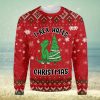 Santa And Reindeer Ugly Christmas Sweater Knitted Gift For Men And Women