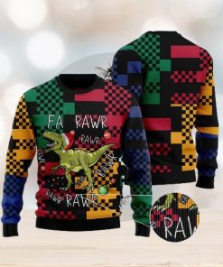 T rex Rawr Rawr Rawr Christmas Family Gift Ugly Christmas Sweater