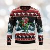 The Kraken Spiced Rum Argyle Christmas Ugly Sweater Mens