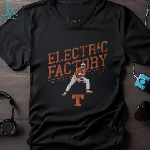 TEXAS BASEBALL TRISTAN STEVENS ELECTRIC FACTORY SHIRT