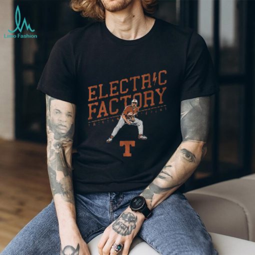 TEXAS BASEBALL TRISTAN STEVENS ELECTRIC FACTORY SHIRT