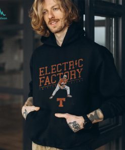 TEXAS BASEBALL TRISTAN STEVENS ELECTRIC FACTORY SHIRT