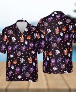 TRICK OR TREAT POKE WEEN POKEMON HAWAIIAN SHIRT