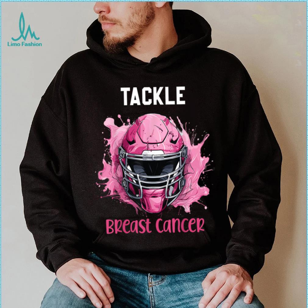 Tackle Breast Cancer Awareness Hoodie Sweatshirts 