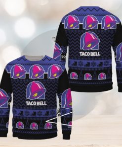 Taco Bell Black Merry Uniform Ugly Christmas Sweater Gift For Men Women