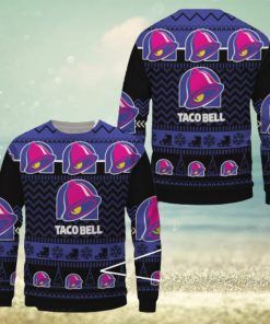 Taco Bell Black Merry Uniform Ugly Christmas Sweater Gift For Men Women