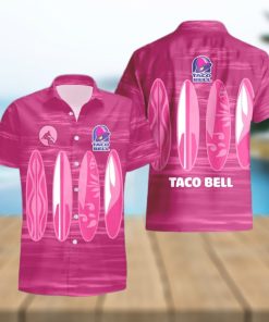 Taco Bell Surfboard Funny Summer Beach Hawaiian Shirt And Shorts