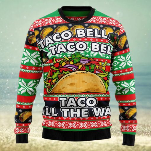 Tacos Taco Bell Ugly Christmas Sweater Thankgiving Gift Men Women