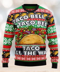 Tacos Taco Bell Ugly Christmas Sweater Thankgiving Gift Men Women