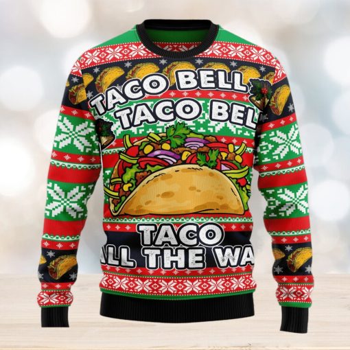 Tacos Taco Bell Ugly Christmas Sweater Thankgiving Gift Men Women