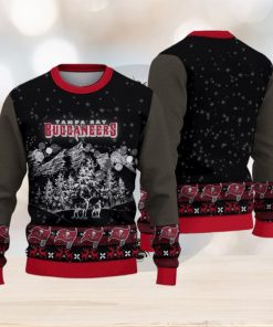 Tampa Bay Buccaneers Christmas Mountain Knitted Sweater Gift For Men And Women