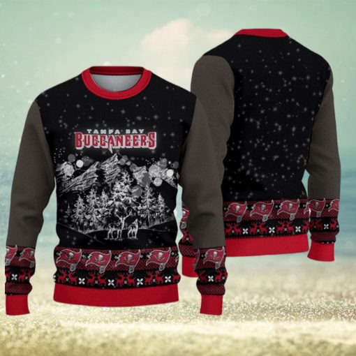 Tampa Bay Buccaneers Christmas Mountain Knitted Sweater Gift For Men And Women