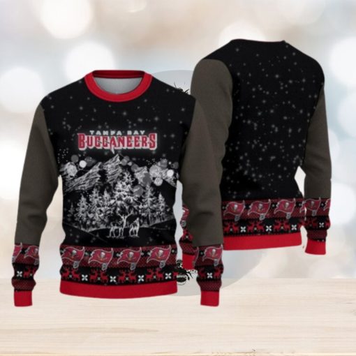 Tampa Bay Buccaneers Christmas Mountain Pattern 3D Sweater Christmas Gift