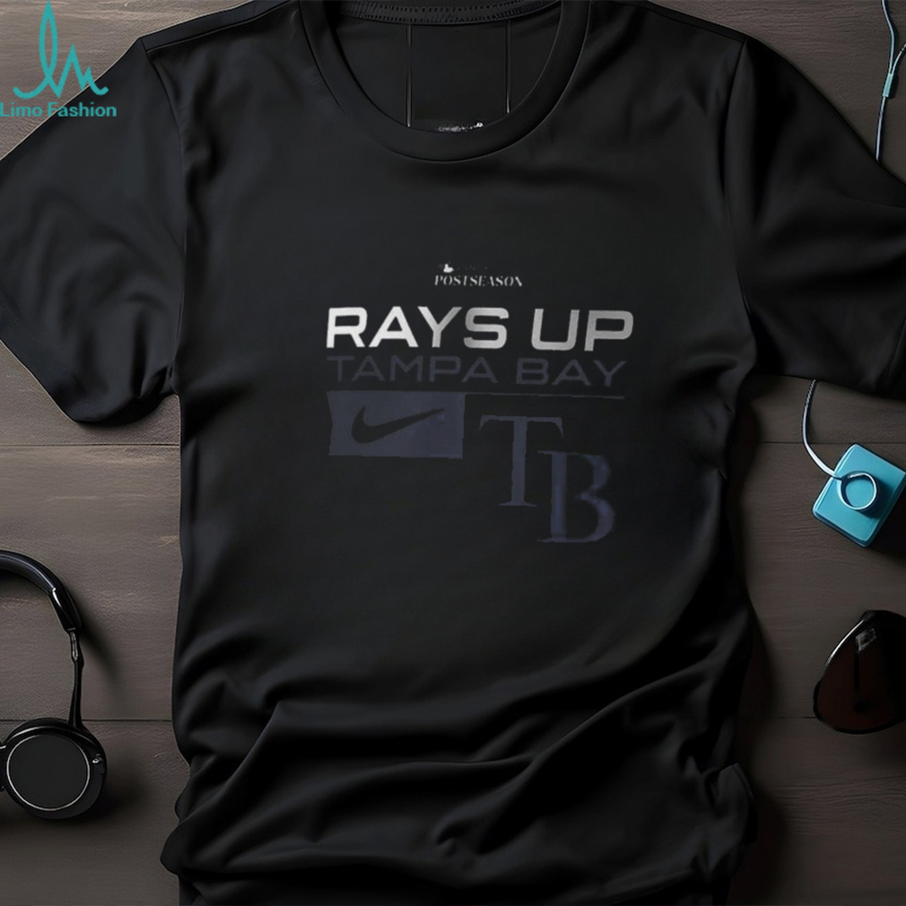 Nike Light Blue Tampa Bay Rays Team Wordmark T-shirt for Men