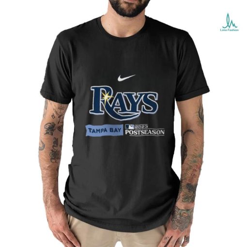 Tampa Bay Rays Nike Navy 2023 Postseason Authentic Collection Dugout Shirt