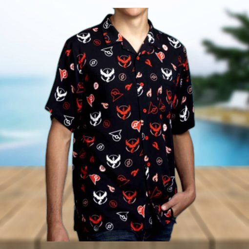 Team Valor Pokemon Hawaiian Shirt Beach Gift For Friends