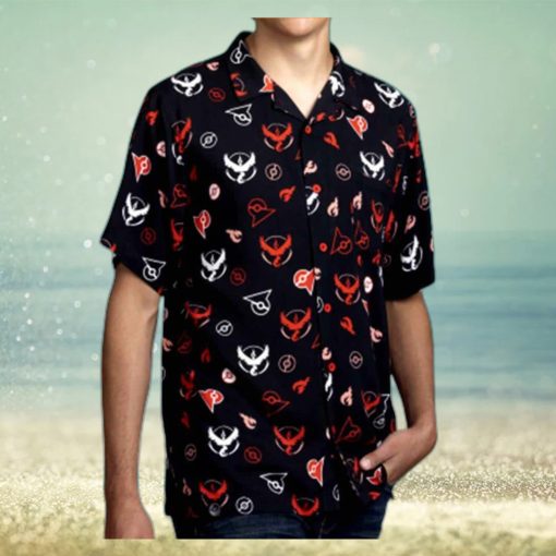 Team Valor Pokemon Hawaiian Shirt Beach Gift For Friends