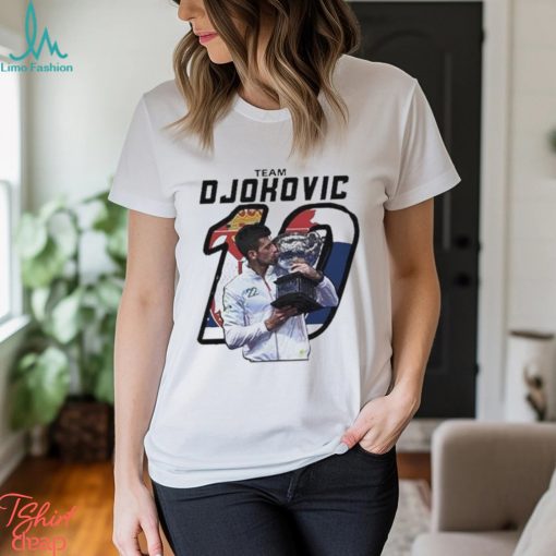 Team novak djokovic 10 shirt