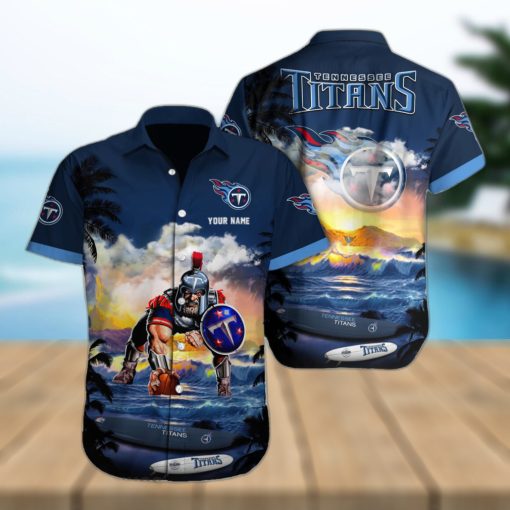 Tennessee Titans American football Strong Man Hawaiian Shirt