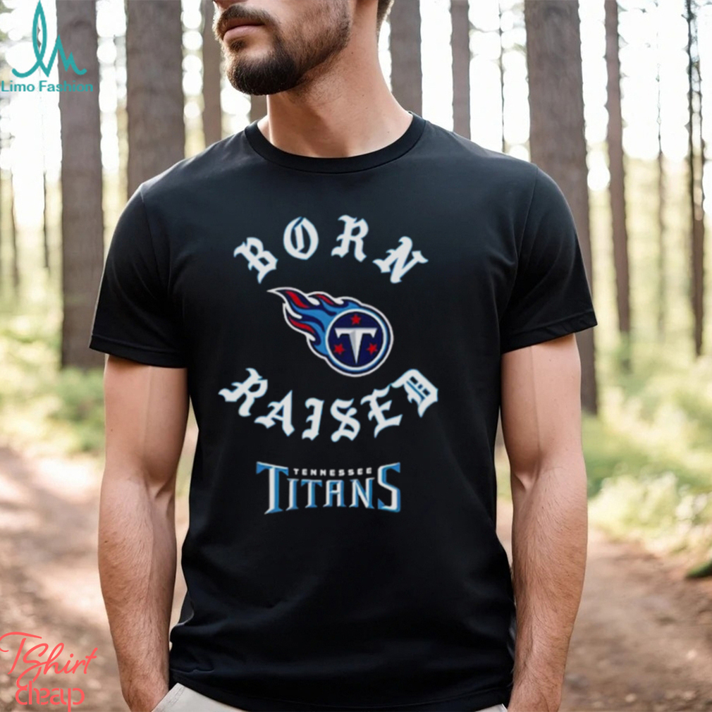 Unisex Born x Raised Black Tennessee Titans T-Shirt