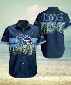 Tennessee Titans NFL Hawaiian Shirt Tropical Pattern Graphic Gift For Fan NFL Enthusiast Hot Trend 2023