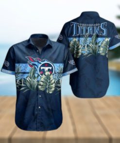 Tennessee Titans NFL Hawaiian Shirt Tropical Pattern Graphic Gift For Fan NFL Enthusiast Hot Trend 2023