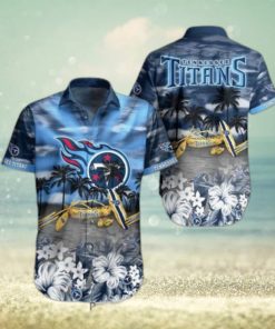 Tennessee Titans NFL Hawaiian Shirt Tropical Pattern Summer For NFL Football Fans Hot Trend 2023