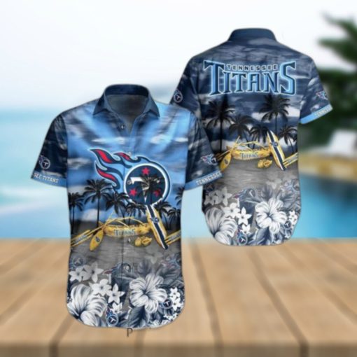 Tennessee Titans NFL Hawaiian Shirt Tropical Pattern Summer For NFL Football Fans Hot Trend 2023