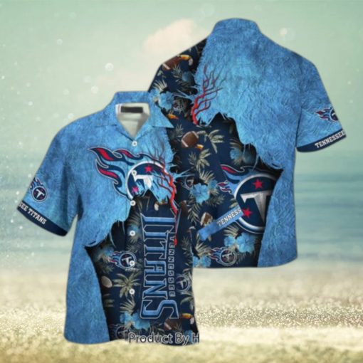 Tennessee Titans NFL Hawaiian Shirt Tropical Print Sumer Gift For Fans Hot Trend