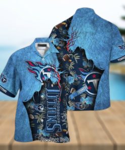 Tennessee Titans NFL Hawaiian Shirt Tropical Print Sumer Gift For Fans Hot Trend