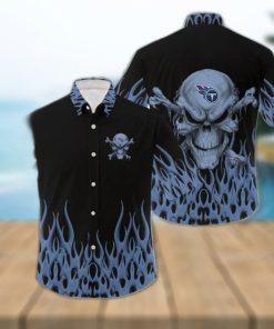 Tennessee Titans NFL Skull Halloween Gift Fans Hawaiian Shirt For Men And Women