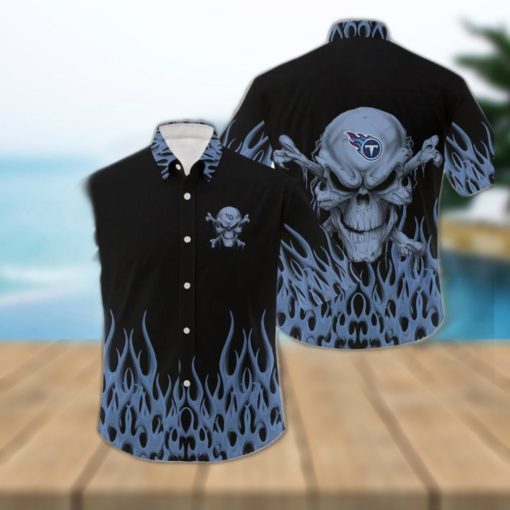 Tennessee Titans NFL Skull Halloween Gift Fans Hawaiian Shirt For Men And Women