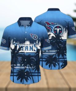 Tennessee Titans NFL Summer Hawaiian Shirt Tropical Pattern Graphic For Sports Enthusiast Hot Trend 2023