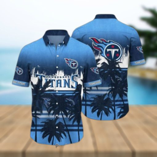 Tennessee Titans NFL Summer Hawaiian Shirt Tropical Pattern Graphic For Sports Enthusiast Hot Trend 2023