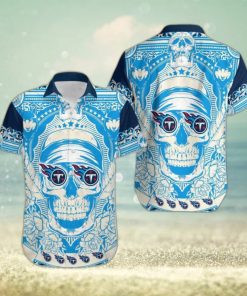 Tennessee Titans Skull Diamon Hawaiian Shirt Gift For Halloween