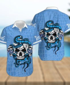 Tennessee Titans Snake And Skull Octopus Hawaiian Shirt Gift For Halloween