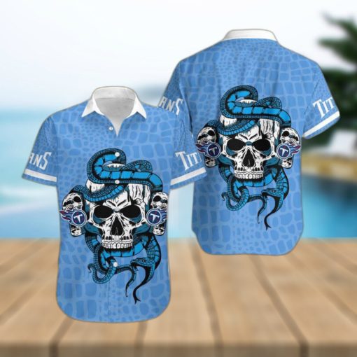 Tennessee Titans Snake And Skull Octopus Hawaiian Shirt Gift For Halloween