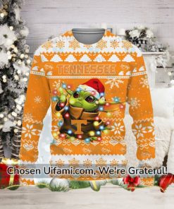 Tennessee Volunteers Sweater Awesome Baby Yoda Tennessee Football Gifts